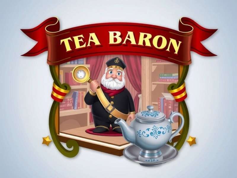 Tea Baron Board Game Box Art Tea Baron Game Box